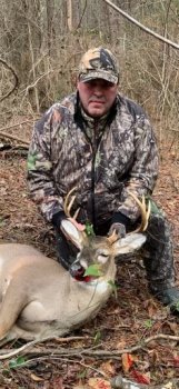 Billy Burgess with his buck.