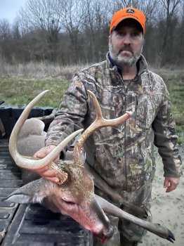 Tim Williams with a late season buck.