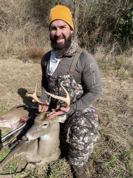 George Gonzalez with a good buck.