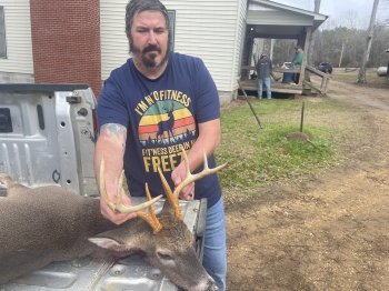 Jamie Bennett with a nice buck