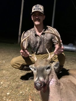 Patrick Click with an ol heart horn buck